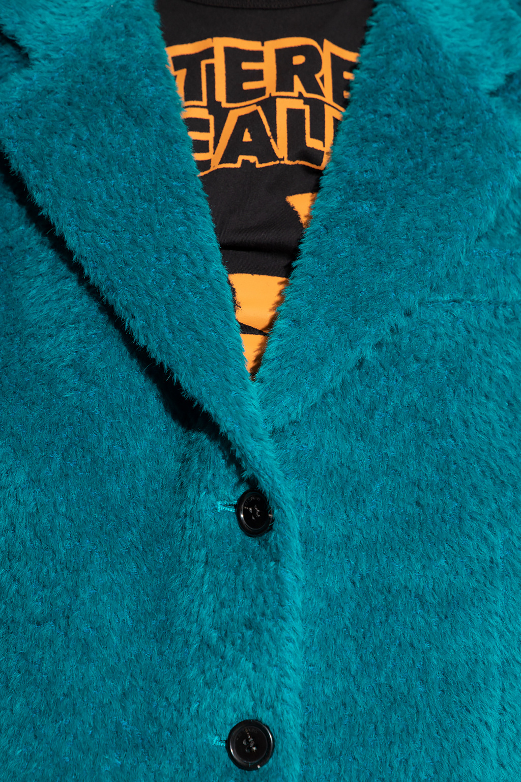 Raf Simons Furry loose-fitting blazer