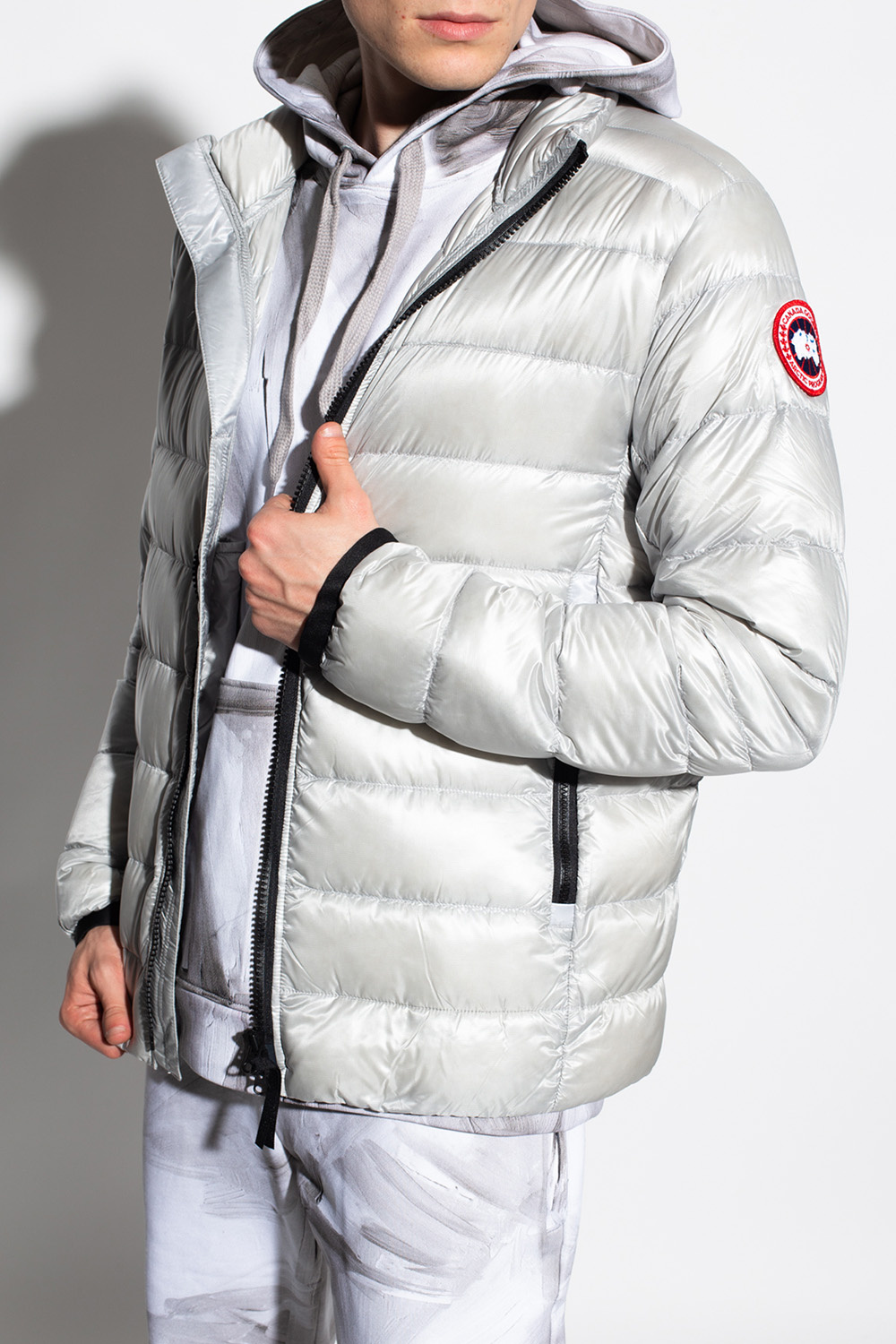 Canada Goose sacai knitted panel hybrid bomber coordinate jacket item