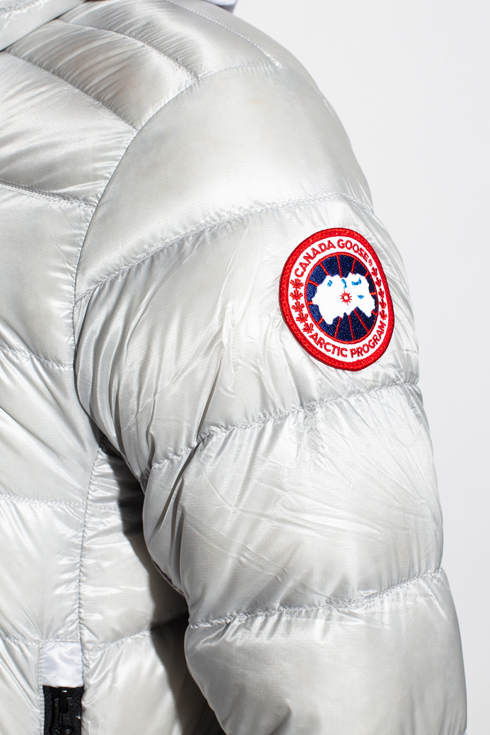 Canada Goose The Hundreds Biały T-shirt z nadrukiem na piersi