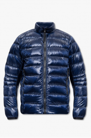 PINKO studded light-wash denim jacket Blu