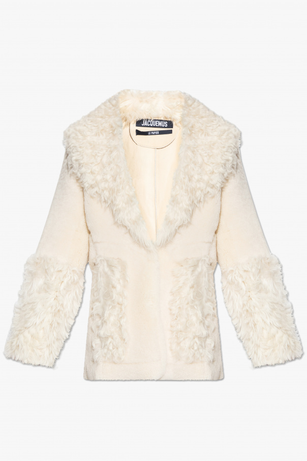 ‘piobbu’ shearling jacket od Jacquemus