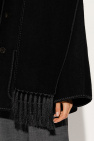 TOTEME BLACK Relaxed-fitting wool coat