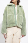 Jacquemus GREEN ‘Pastre’ shearling jacket