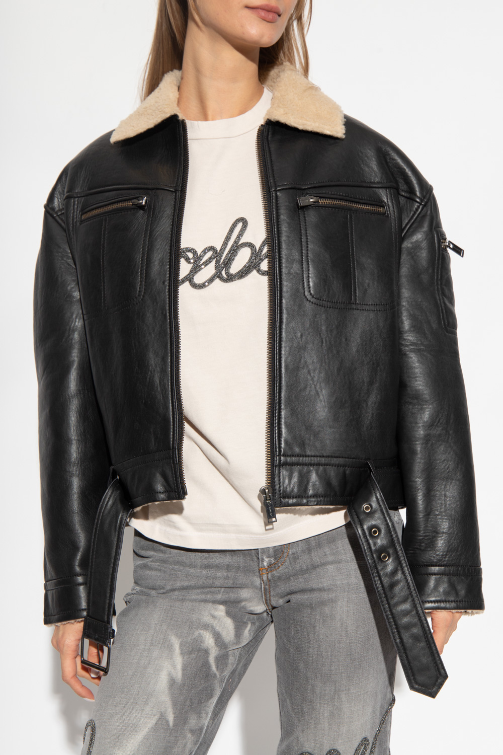 Iceberg Leather jacket