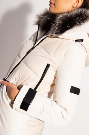 Soft shell ski suit in white - Yves Salomon