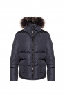 Yves Salomon Down jacket with fox fur