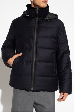 Yves wood salomon Jacket with fur collar