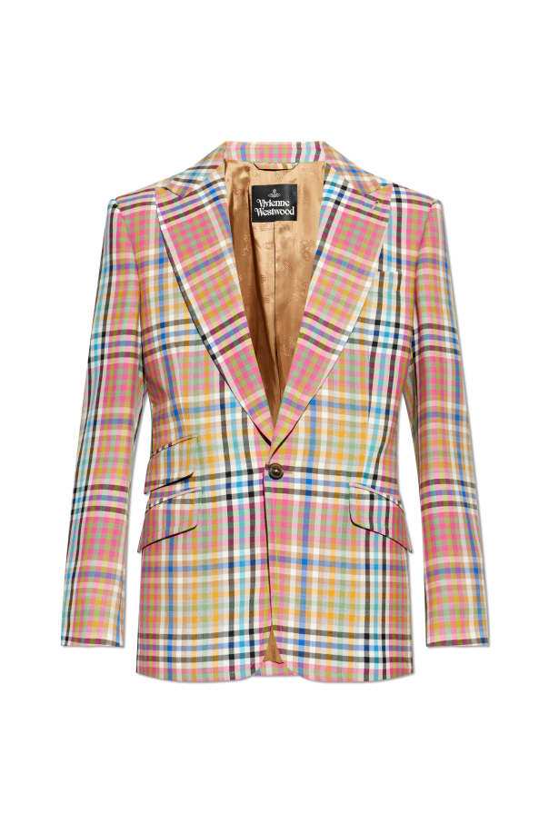 Wool blazer with check pattern od Vivienne Westwood