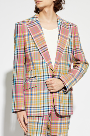 Vivienne Westwood Wool blazer with check pattern