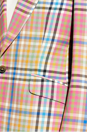 Vivienne Westwood Wool blazer with check pattern