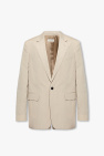 Dries Van Noten beige Blazer with pockets