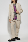 Dries Van Noten beige Blazer with pockets