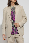 Dries Van Noten beige Blazer with pockets