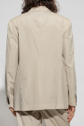 Dries Van Noten beige Blazer with pockets