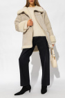 TOTEME cream Oversize shearling coat
