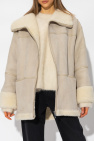 TOTEME cream Oversize shearling coat