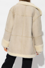 TOTEME cream Oversize shearling coat