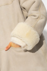 TOTEME cream Oversize shearling coat
