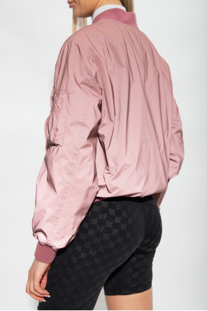 Raf Simons plaid-trim long-sleeved shirt