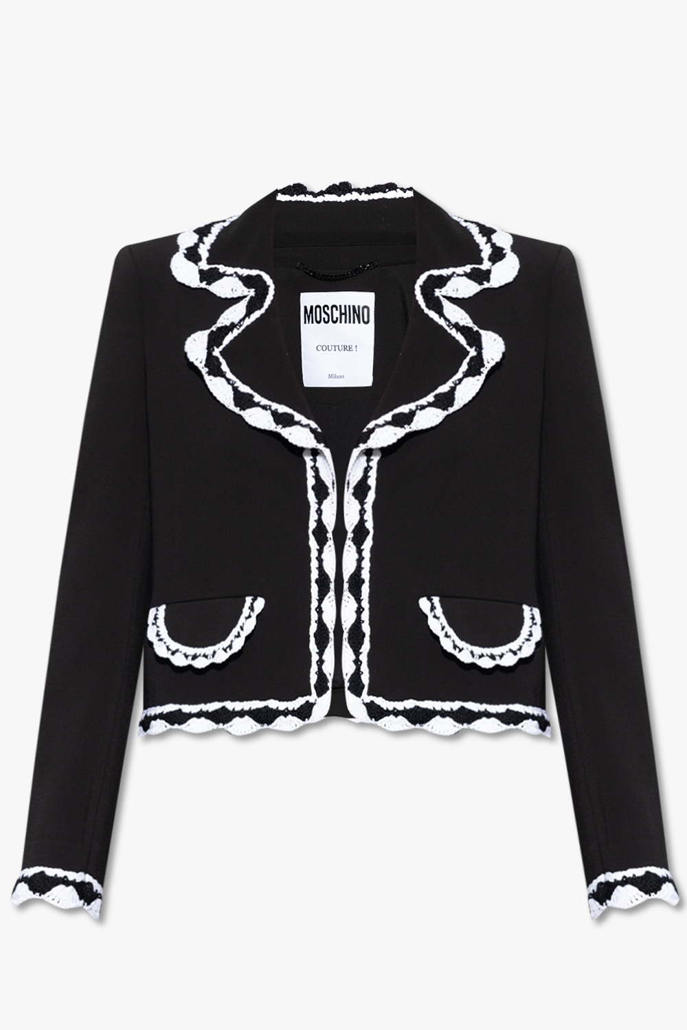 Moschino Crocheted blazer