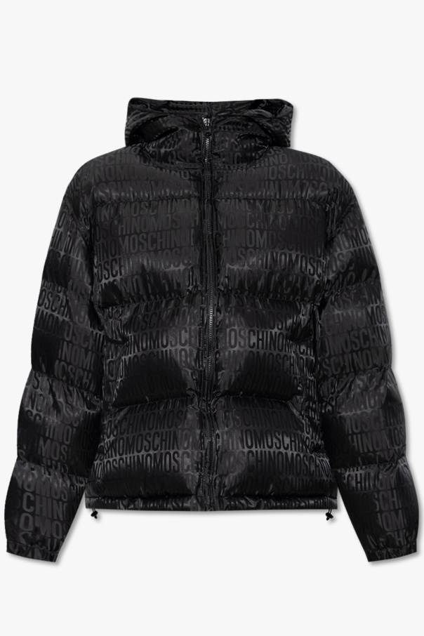 Quilted jacket with logo od Moschino