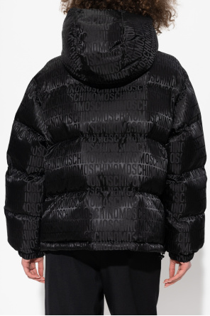 Moschino Quilted Fitch jacket with logo
