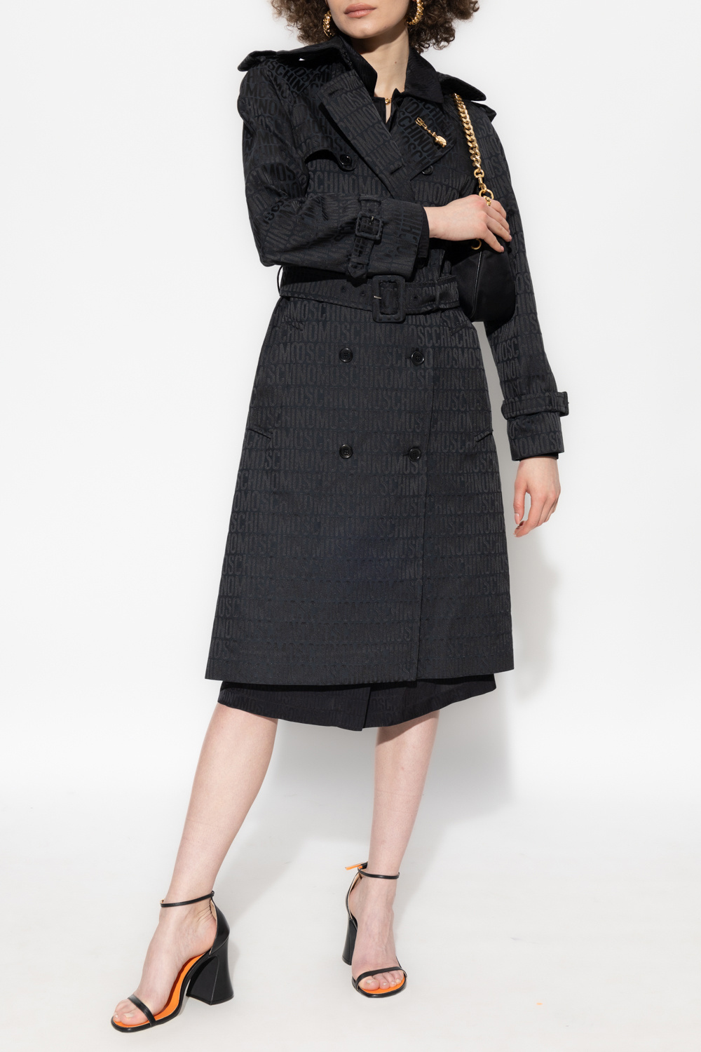 Moschino Trench coat with logo