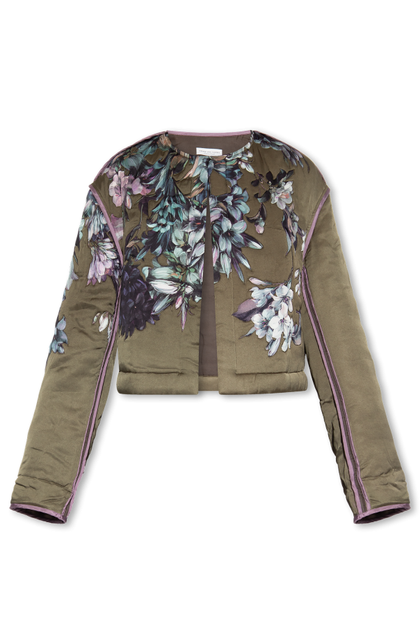 T-shirt The North Face Half Dome preto branco mulher Floral jacket