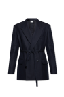 LANVIN Enfant all-over logo hooded jacket Blu