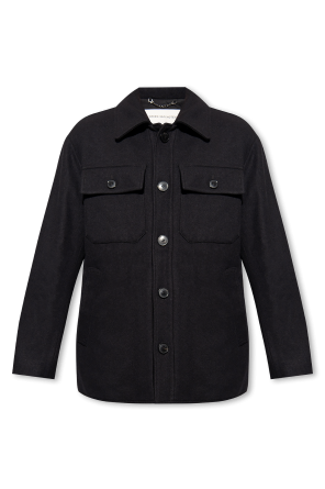 Wool jacket od The North Face Walls Are Meant For Climbing Schwarzes T-Shirt