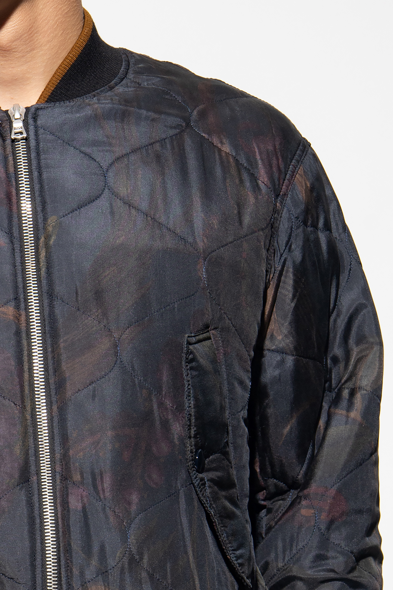 Dries Van Noten Quilted bomber jacket