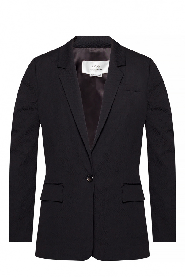 engineered garments black shirt jacket Fleece Cotton blazer