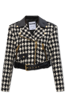 sandro paris fringe trim tweed lonsdale jacket item