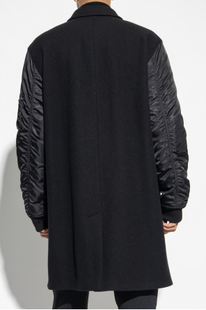 Moschino Coat in contrasting fabrics