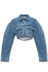 Jacquemus BLUE ‘Corto’ cropped denim jacket