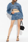 Jacquemus BLUE ‘Corto’ cropped denim jacket