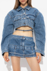 Jacquemus BLUE ‘Corto’ cropped denim jacket