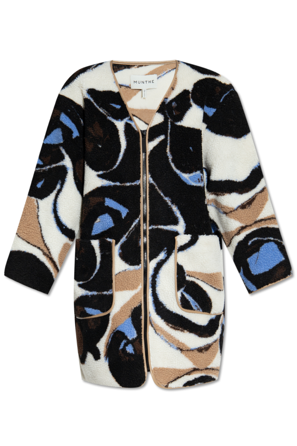 Munthe ‘Labyrinth’ fleece jacket