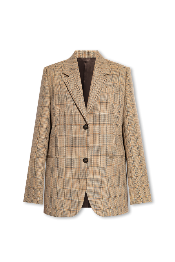 Checked blazer in wool od TOTEME