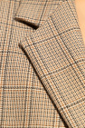 TOTEME beige Checked blazer in wool