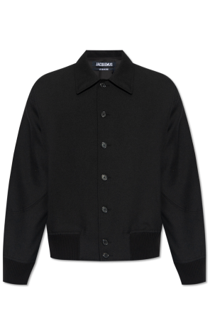 Patch-pocket Plaid Wool Jacket Mens Brown