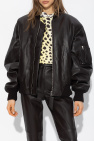The Attico ‘Anja’ leather bomber jacket