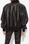The Attico ‘Anja’ leather bomber jacket