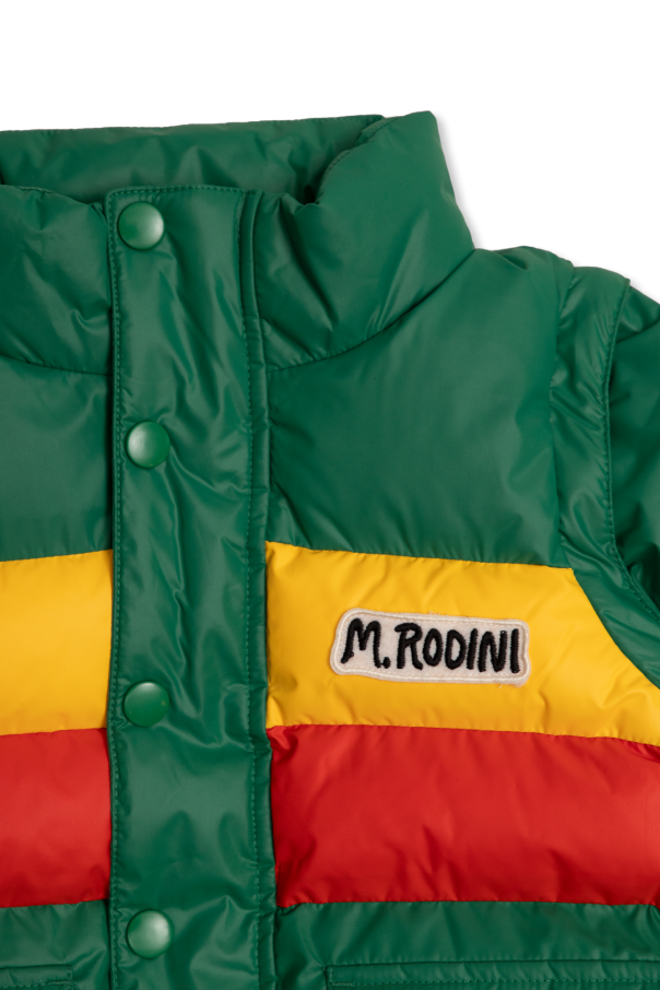 Mini Rodini Water-repellent reflective jacket