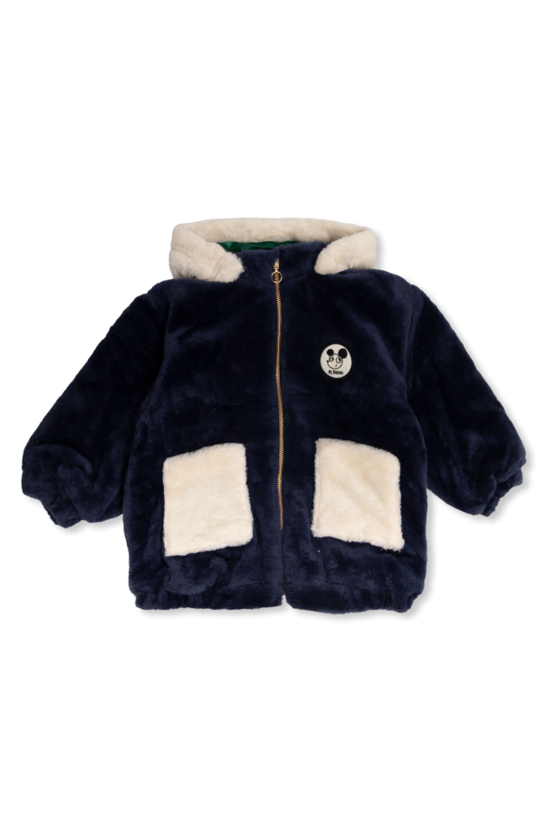 Mini Rodini Faux-fur sleek jacket