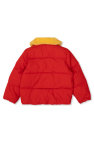 Mini Rodini Quilted jacket with fluffy collar