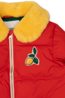 Mini Rodini Quilted jacket with fluffy collar