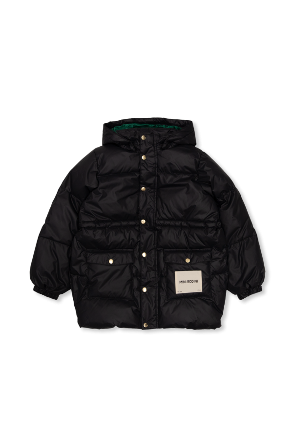 Mini Rodini Quilted jacket with logo
