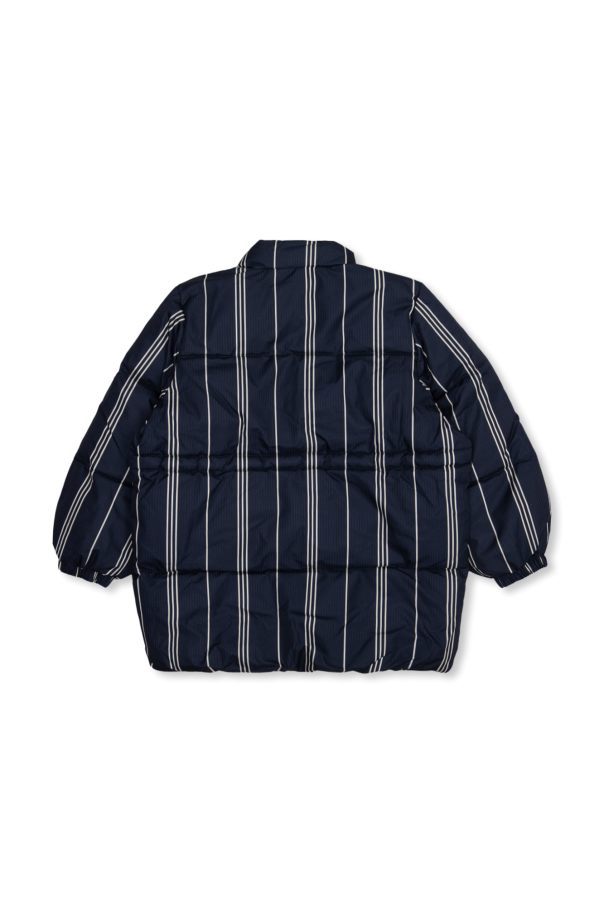 Mini Rodini Striped puffer jacket