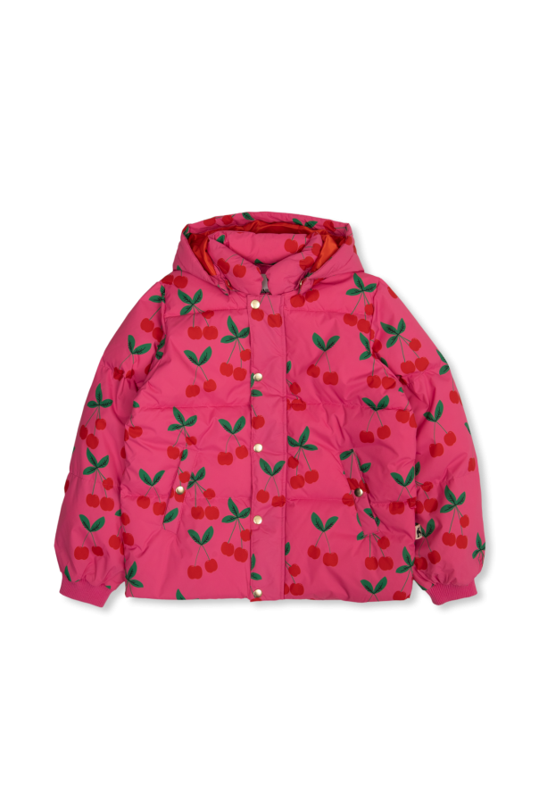 Puffer jacket with motif of fruits od Mini Rodini